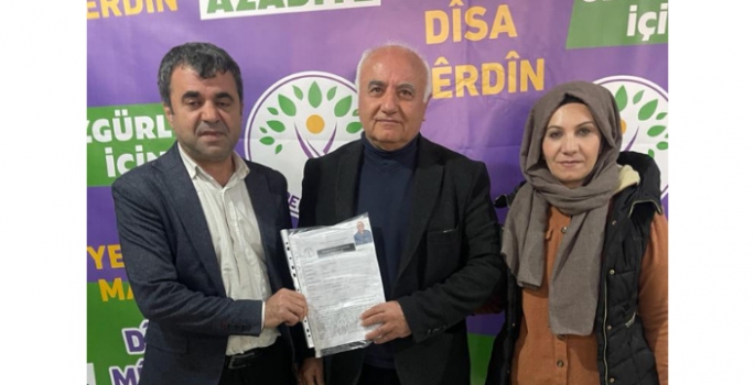 Nazım Kök, Dem Partiden Mardin Büyükşehir Belediyesi için başvuru yaptı