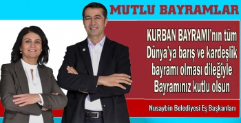 Nergiz ve Kut'tan Kurban Bayramı mesajı