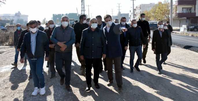 Nusaybin Baraj Yolu Caddesinde Asfalt Çalışmaları Başladı