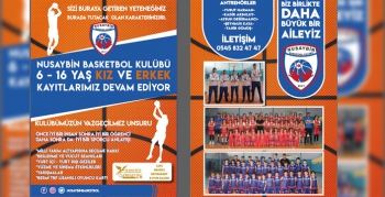Nusaybin basketbol kulübü yaz kampı yeni kayıtlar başladı