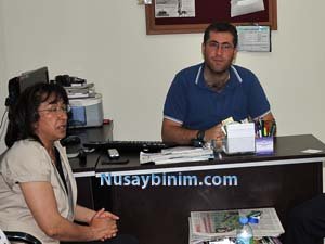 Gülser Yıldırım'ın vekili Başkan Gökkan ve Belediye Meclis üyeleri Gazetemizi ziyaret etti