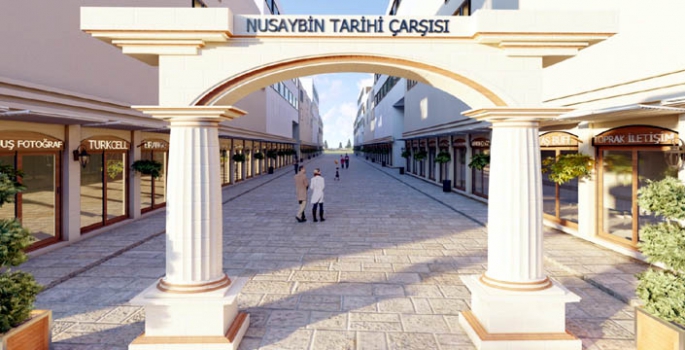 Nusaybin Çarşısı Tarihi Görünüme kavuşuyor