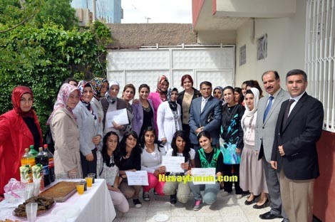 Nusaybin Çatom'da 17 Kadına bilgisayar sertifikası verildi