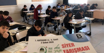 Nusaybin’de 2 bin öğrenci Siyer sınavında yarıştı