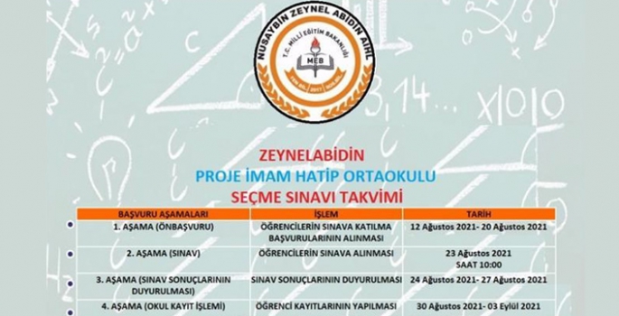 Nusaybin’de açılan Proje Ortaokulu sınavla öğrenci alacak