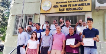 Nusaybin'de Arıcılık kursu sertifikaları verildi