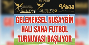 Nusaybin'de beklenen Halı Saha Futbol turnuvası başlıyor