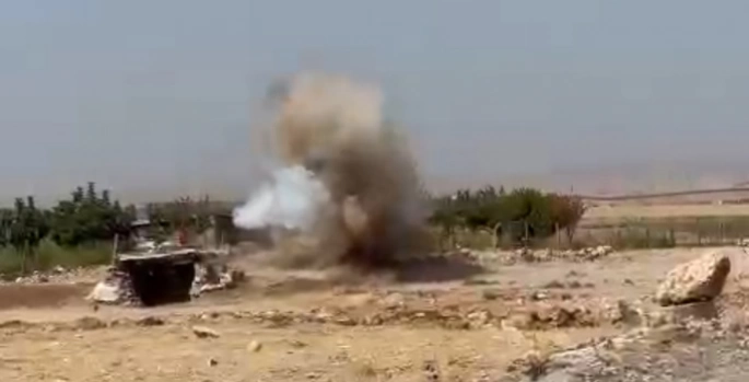 Nusaybin'de bulunan anti personel mayın kontrollü bir şekilde imha edildi