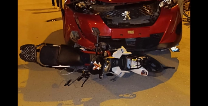 Nusaybin’de cip ile motosiklet çarpıştı: 2 yaralı