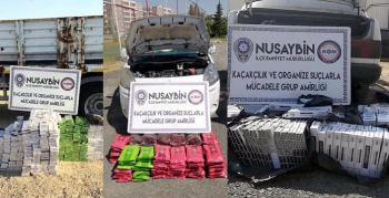 Nusaybin'de kaçakçılık operasyonunda 3 kişi gözaltına alındı