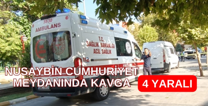 Nusaybin'de kavga, 4 yaralı