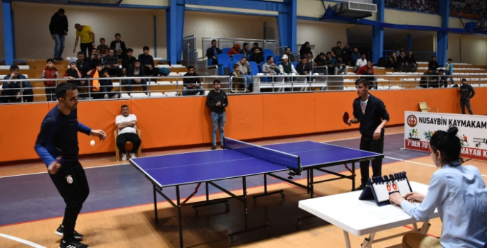 Nusaybin'de Masa Tenisi Turnuvası başladı
