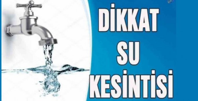 Nusaybin'de Perşembe günü su kesintisi olacak