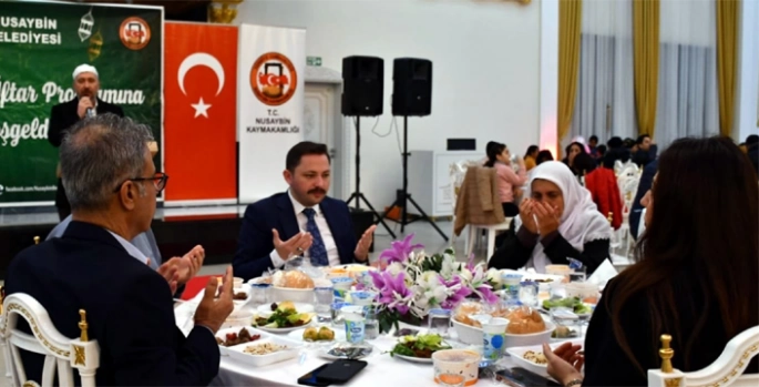 Nusaybin'de şehit aileleri ve gaziler için iftar