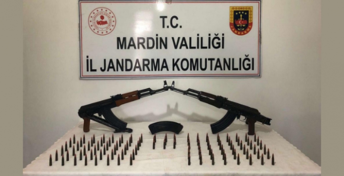Nusaybin'de silah ve mühimmat ele geçirildi