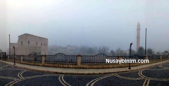 Nusaybin'de sis etkili oldu