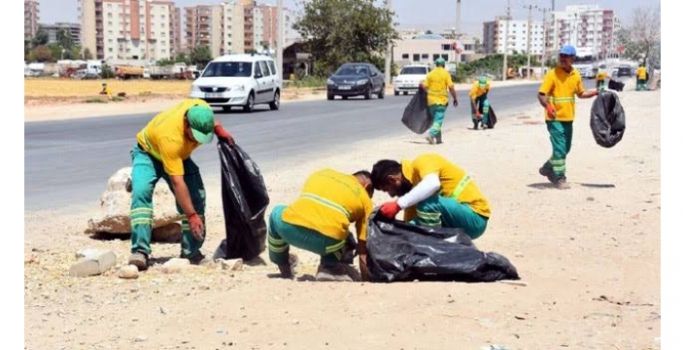 Nusaybin'de temizlik ve çöp toplama seferberliği