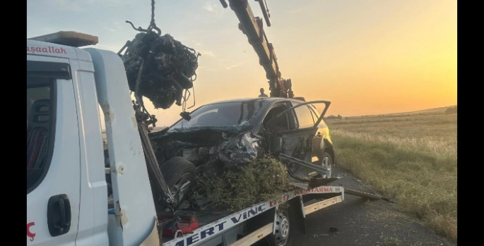 Nusaybin’de trafik kazası, 1 kişi hayatını kaybetti