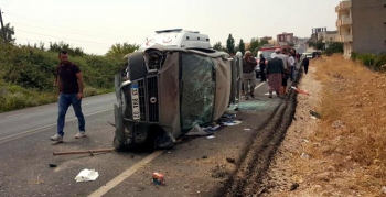 Nusaybin'de trafik kazası, 2'si çocuk 6 yaralı