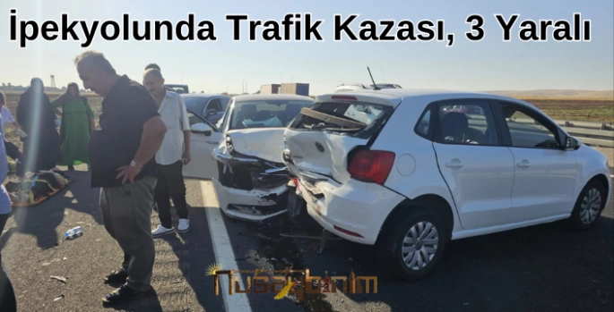 Nusaybin’de trafik kazası, 3 yaralı