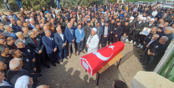 Nusaybin'de vefat eden Kıbrıs Gazisi törenle defin edildi