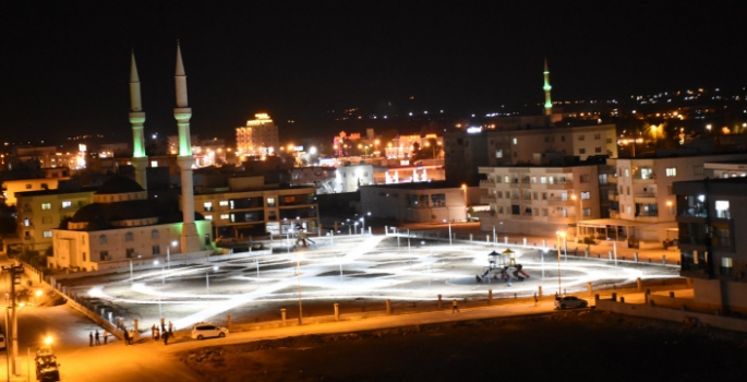 Nusaybin'de yeni yapılan parka Türkiye Yüzyılı Cumhuriyet Parkı adı verildi