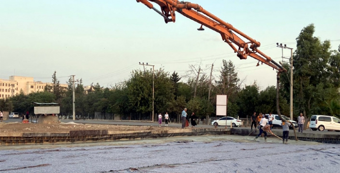 Nusaybin'e bir müjde daha Kapalı Semt Pazarı Projesi başladı