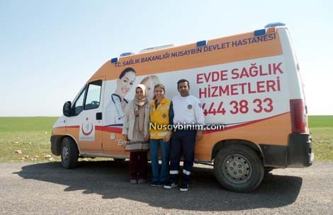 Nusaybinde 59 hasta evde sağlık hizmeti alıyor