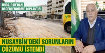 Nusaybin Hüda-Par'dan ilçe sorunlarına ilişkin açıklama