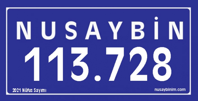 Nusaybin'in Nüfusu 113 Bin 728 oldu