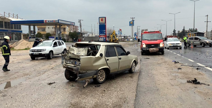 Nusaybin İpek Yolunda trafik kazası, 1 yaralı