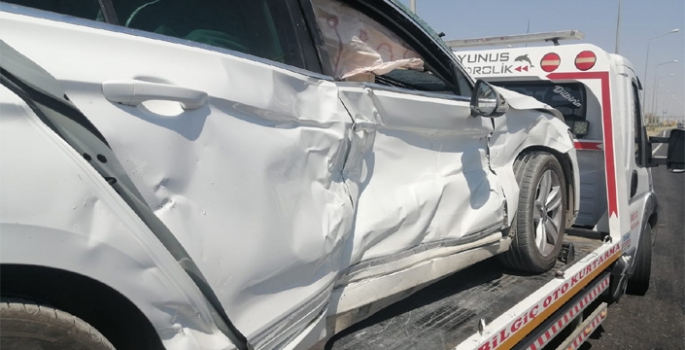 Nusaybin İpek Yolunda trafik kazası, 1 yaralı