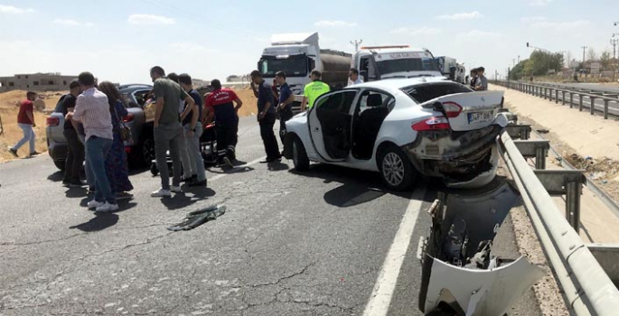 Nusaybin İpek Yolunda trafik kazası, 7 yaralı