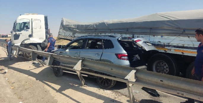 Nusaybin İpek Yolunda trafik kazası, 2 yaralı