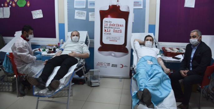 Nusaybin Kaymakamından Kan Bağışına destek