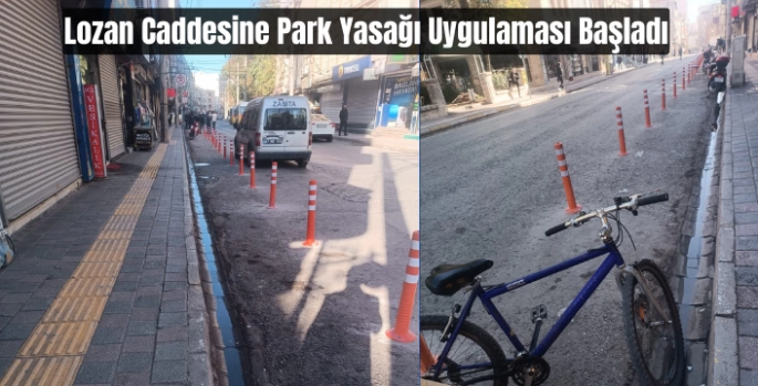 Nusaybin Lozan Caddesinde Park Yasağı Uygulaması Başladı