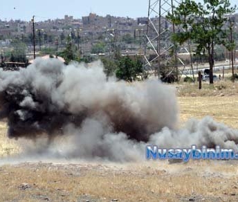 Nusaybin'de çocuklar bulduğu mayını eskiciye sattı