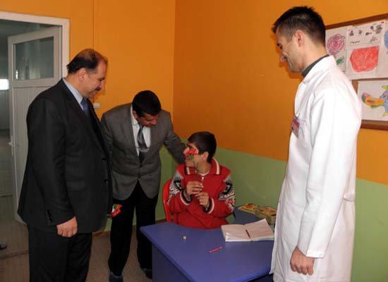 Nusaybin Milli Eğitim Müdürü Aydın, Engellileri ziyaret etti