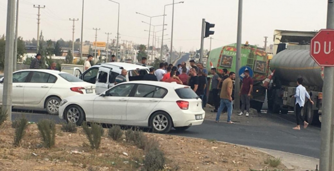 Nusaybin otogar kavşağında üst üste iki kazada 3 kişi yaralandı