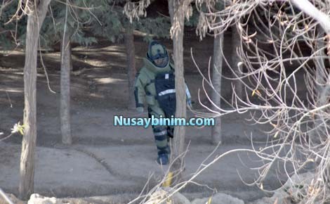 Nusaybin'de saatli bomba şüphesi panik yarattı