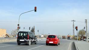 Nusaybin Otogar kavşağına trafik ışıkları takıldı