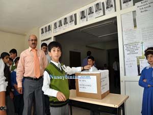 Fatih İlköğretim'de Okul Meclis Başkanı seçimi