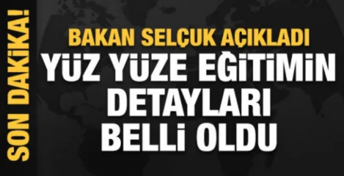 Okullar 1 Haziran Salı Günü açılıyor