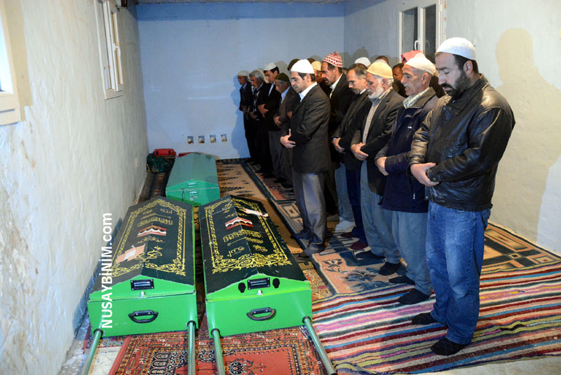 Osmaniye'deki kazada ölen 7 kişi Nusaybinde toprağa verildi