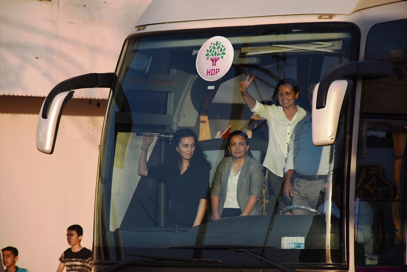 HDP Eş Genel Başkanı Buldan Nusaybin'de