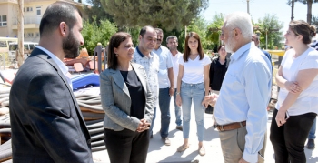 Rektör Ağırtakçe, Belediyenin tahsis edeceği binada incelemelerde bulundu