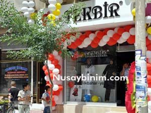 Nusaybin'de Tekbir Giyim şubesi açıldı