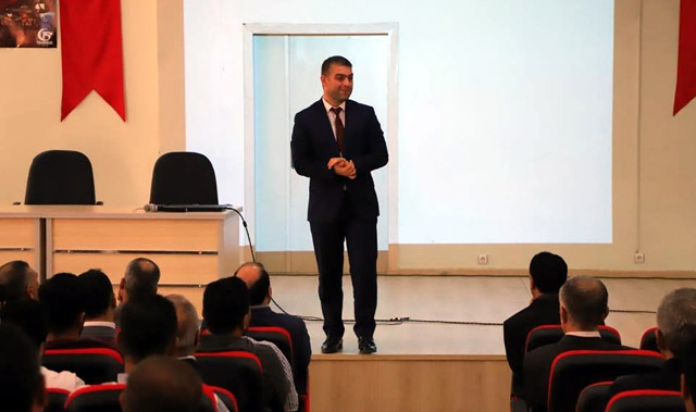 Eğitimci - Yazar Çamlıca'dan Nusaybin öğretmenlerine konferans