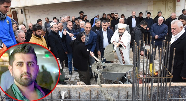 Şervan Çelik Camii'nin temeli atıldı