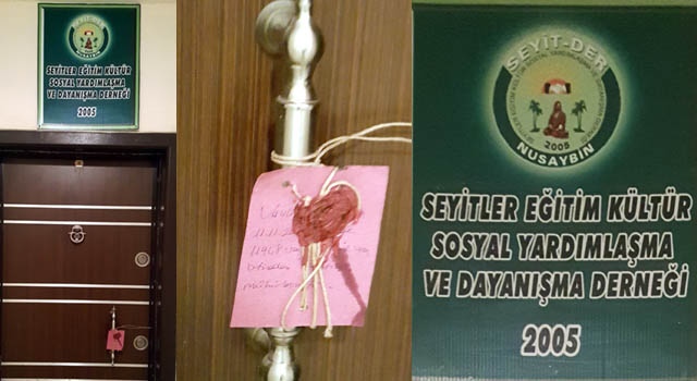 Nusaybin'de faaliyeti durdurulan dernekler kapatıldı